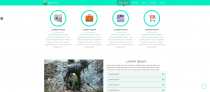 Agenzio - One Page HTML5 responsive Template Screenshot 3