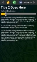 Book or Topics App - Simple Android  App Template  Screenshot 3