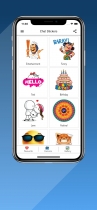 Photo Chat Sticker - iOS Source Code Screenshot 2