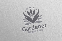 Botanical Gardener Care Logo Design Screenshot 2