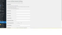 Course Certificate Generator WordPress Plugin Screenshot 2